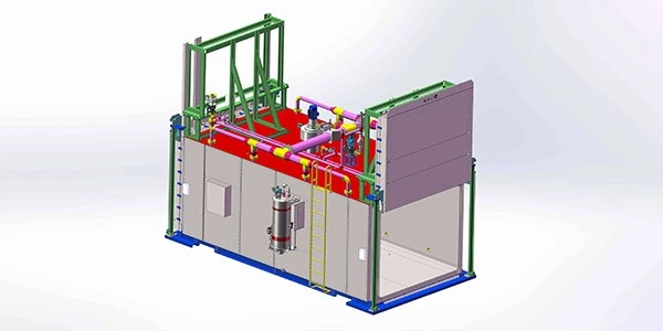 3D design of ethylene oxide disinfection cabinet 3D design of ethylene oxide disinfection cabinet